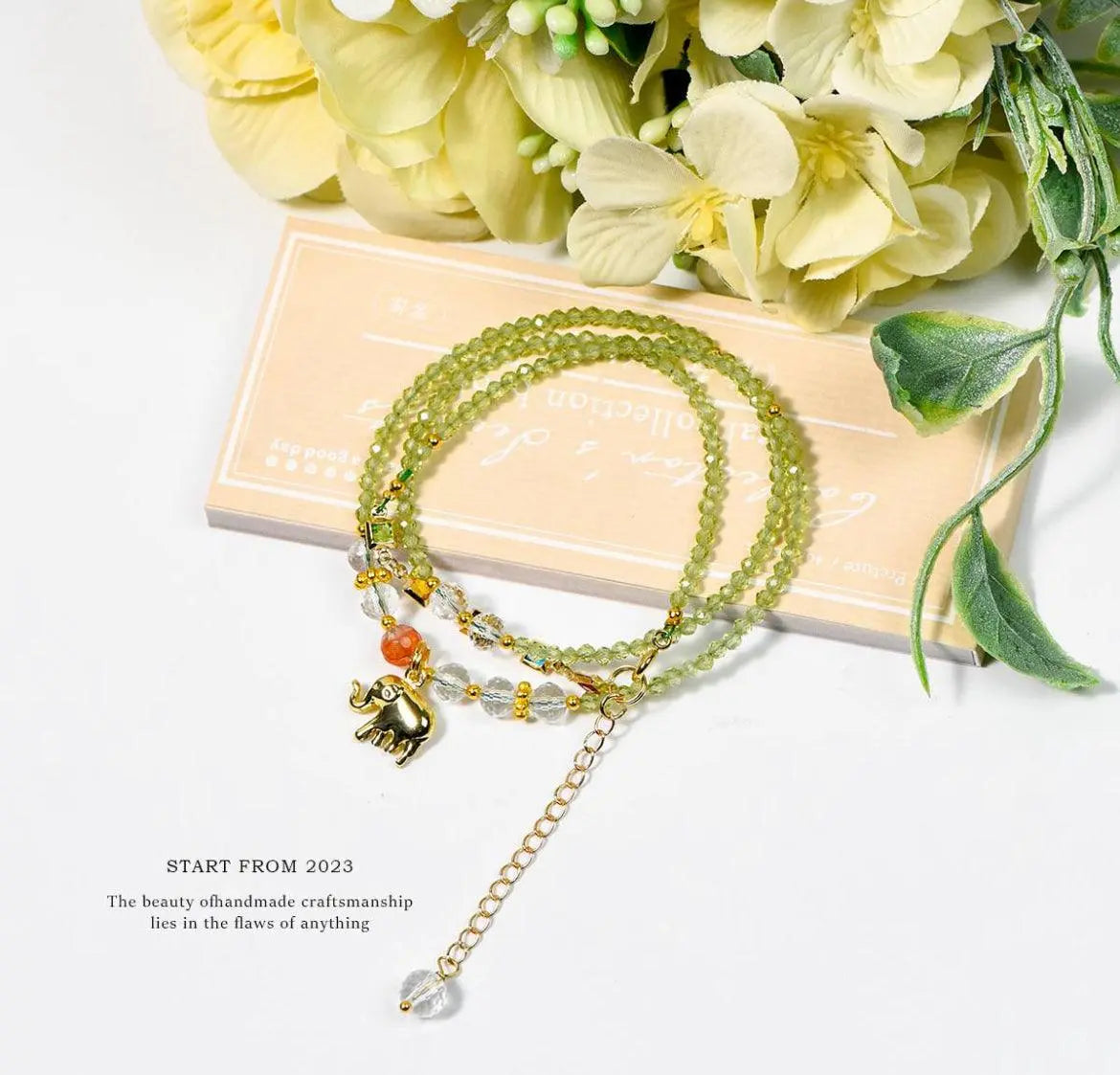 Design Olivine Face Bracelet Necklace Collarbone Chain SHINECRYS Arts and Crafts