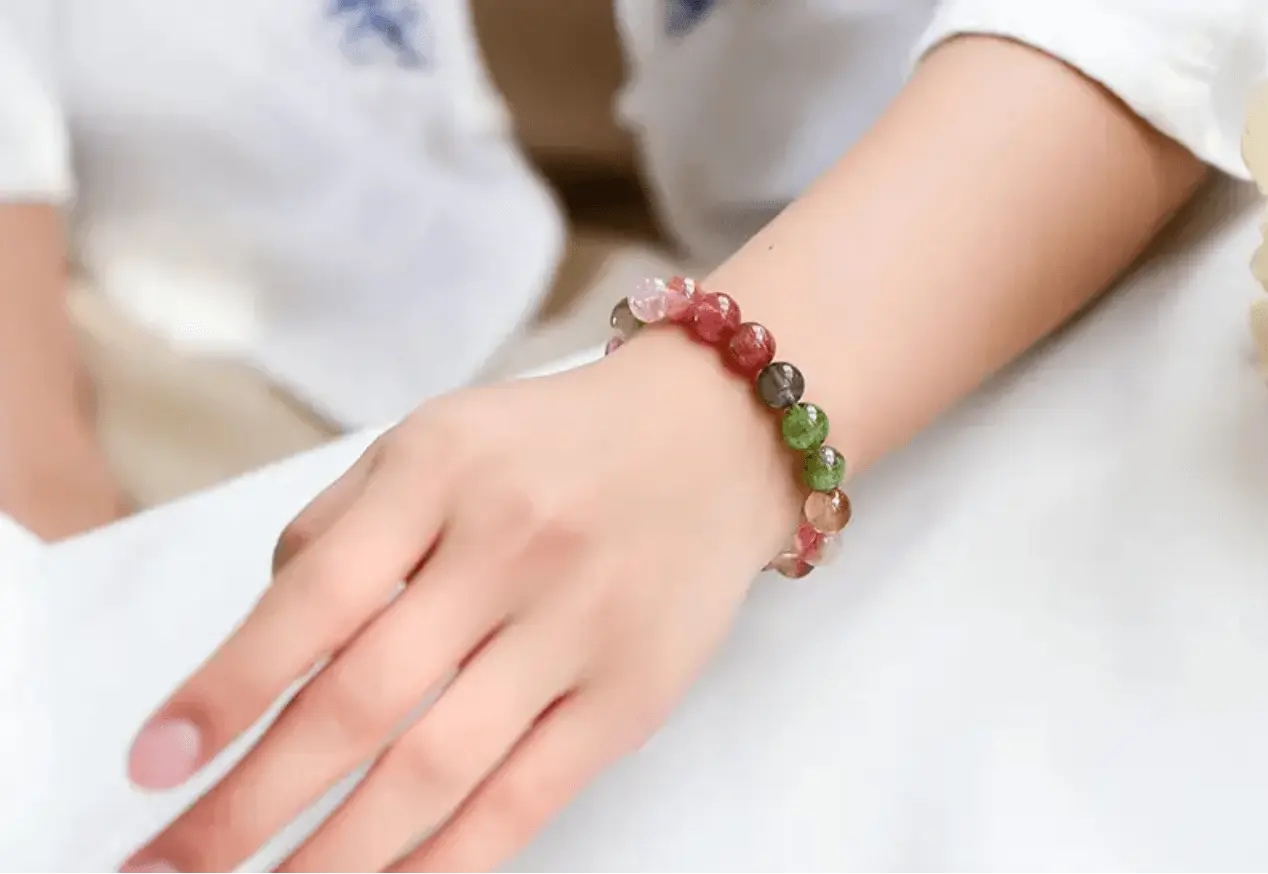 Natural Candy-Colored Cat's Eye Crystal Bracelet for All xuyuan