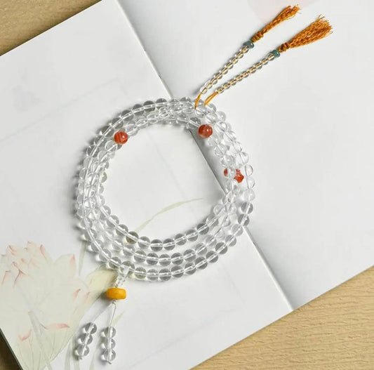 Design White Crystal 108-Piece Bracelet Necklace Set SHINECRYS Arts and Crafts