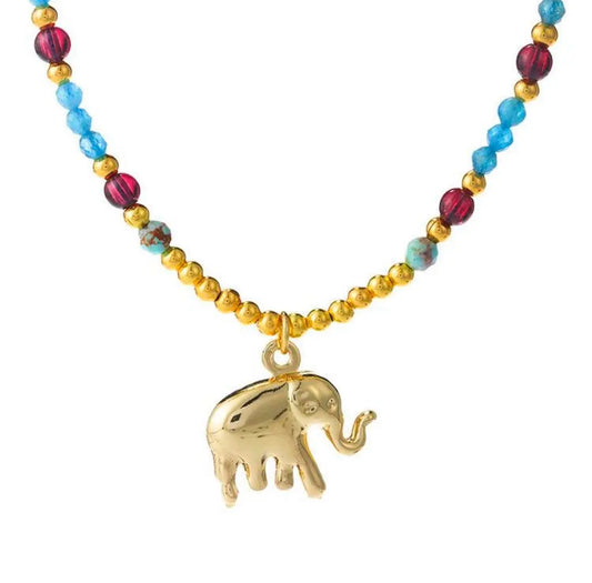 Design Blue Phosphorus Grey Necklace Wisdom And Strength SHINECRYS Arts and Crafts