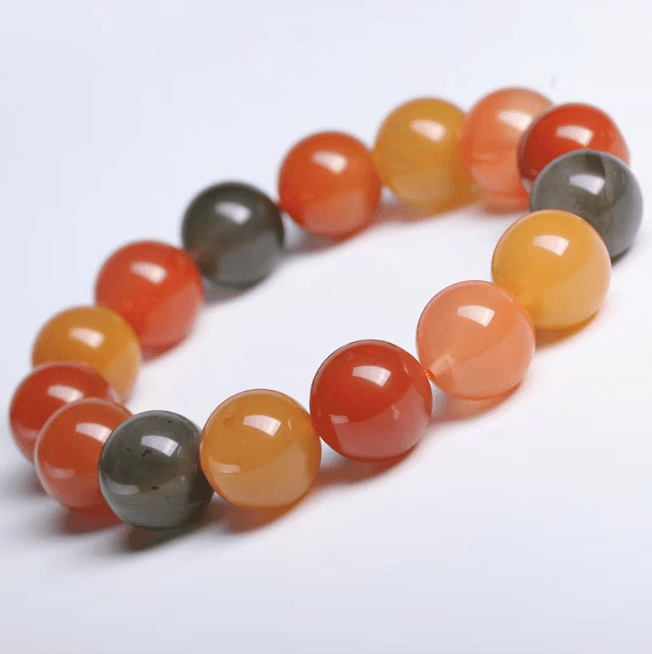 Natural Fulu Shou Crystal Bracelet With Rabbit Hair Crystals xuyuan