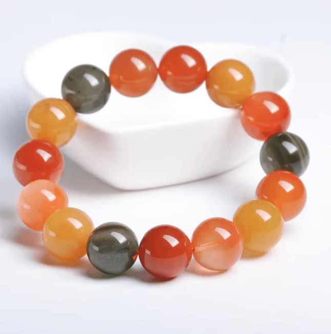 Natural Fulu Shou Crystal Bracelet With Rabbit Hair Crystals xuyuan