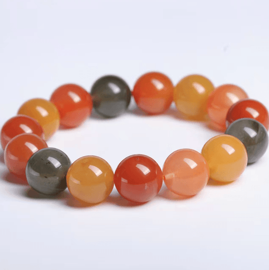 Natural Fulu Shou Crystal Bracelet With Rabbit Hair Crystals xuyuan