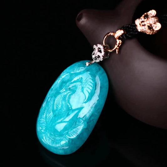 Natural Citrine Pendant Gift for Birth Sign Good Fortune xuyuan