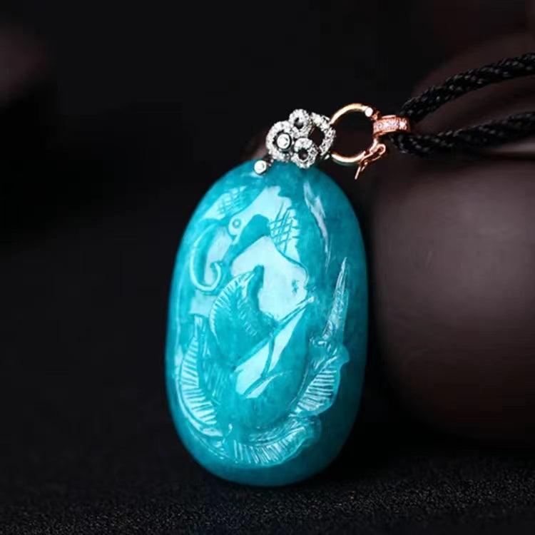 Natural Citrine Pendant Gift for Birth Sign Good Fortune xuyuan