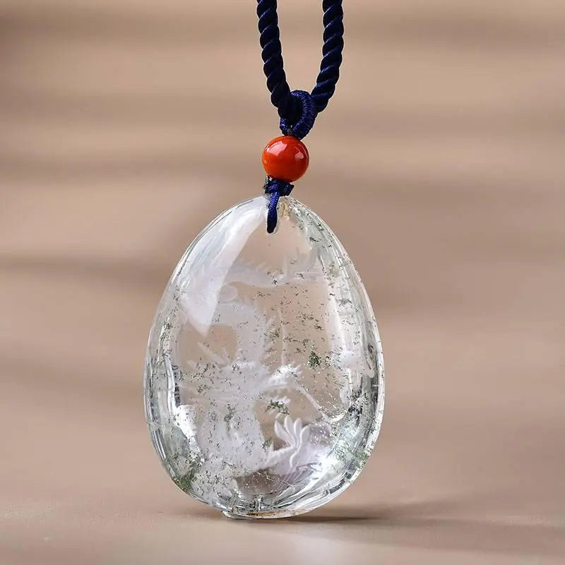 Natural Crystal Zodiac Pendant for Celestial Elegance Crystal Country Arts and Crafts