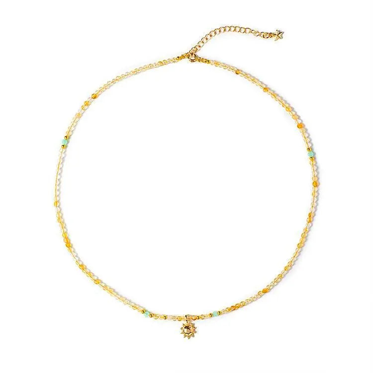 Citrine Necklace - Radiant Serenity for Elegant Style Crystal Country Arts and Crafts