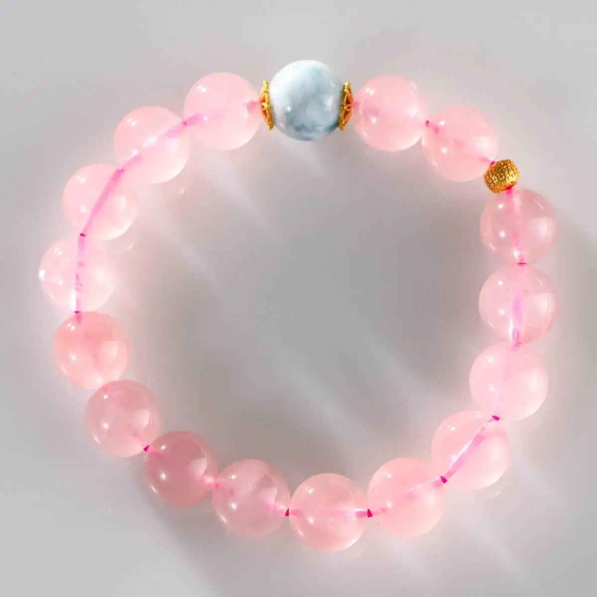 Pink Quartz Sea Striin Bracelet for Elegant Style Crystal Country Arts and Crafts