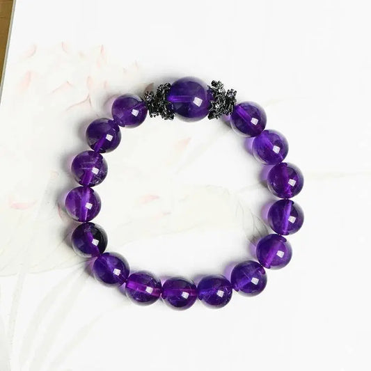 Uruguayan Amethyst Bracelet Handcrafted Elegance Beauty Crystal Country Arts and Crafts