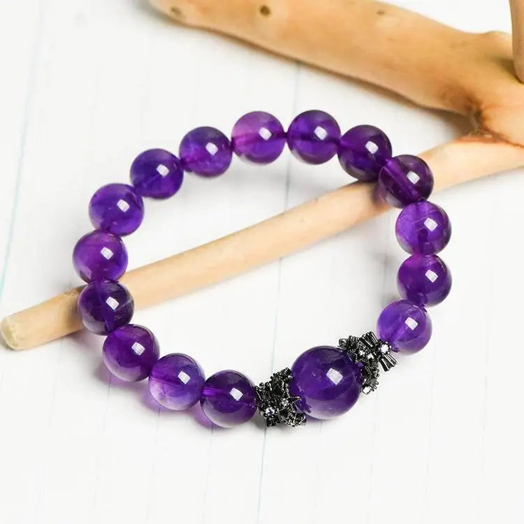Uruguayan Amethyst Bracelet Handcrafted Elegance Beauty Crystal Country Arts and Crafts