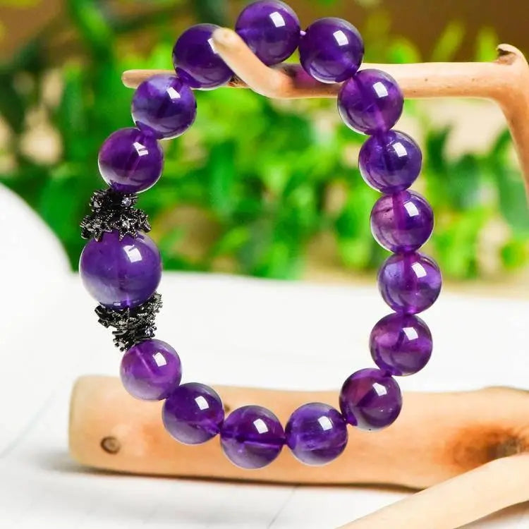 Uruguayan Amethyst Bracelet Handcrafted Elegance Beauty Crystal Country Arts and Crafts