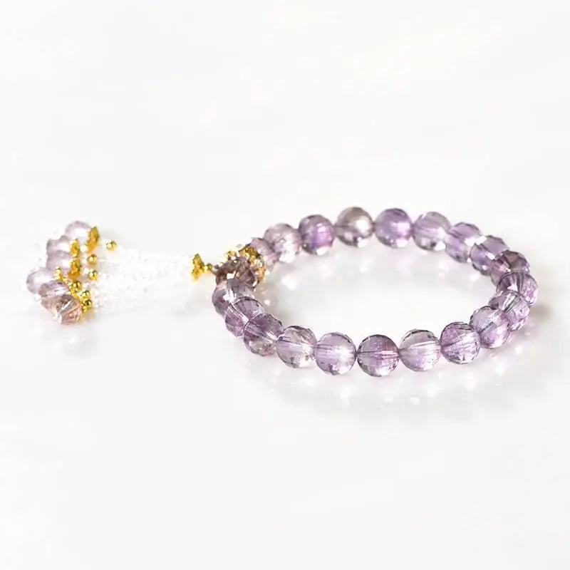 Natural Amethyst Bracelet for Elegant Fashion Accessory Crystal Country Arts and Crafts