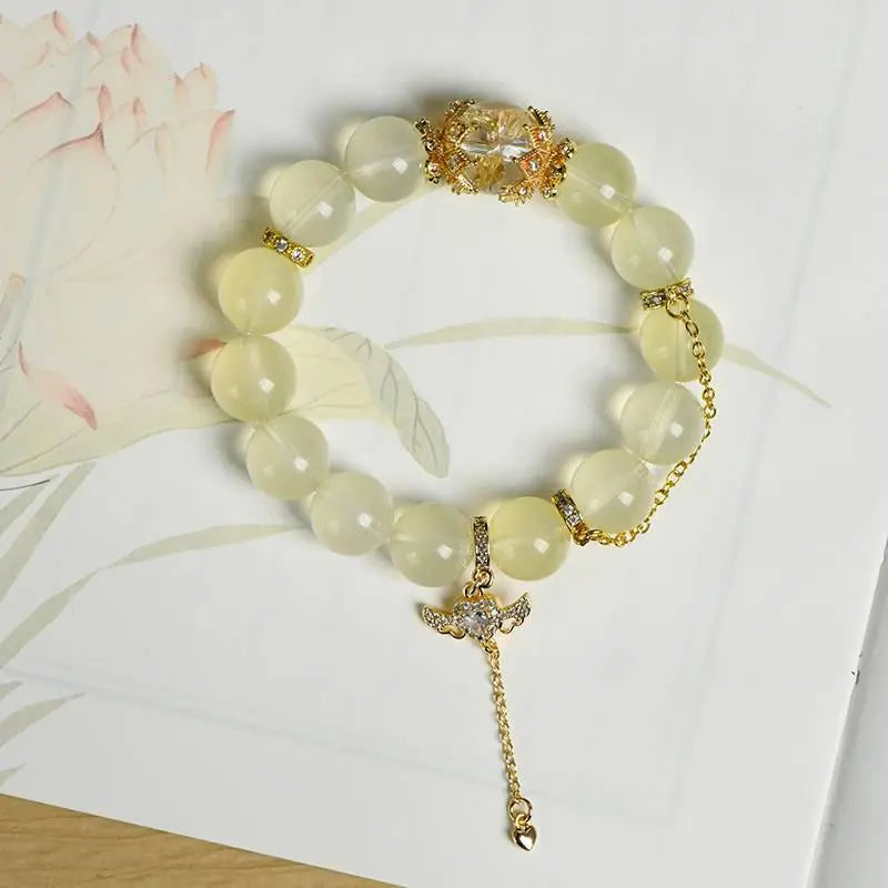 Natural Citrine Bracelet for Elegance and Healing Energy Crystal Country Arts and Crafts