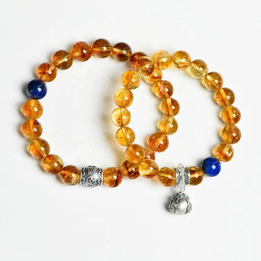 Natural Beeswax Abacus Shaped Beads Jadeite Bracelet Crystal Country