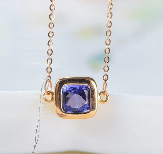 Elegant Amethyst and 925 Silver Natural Pendant Jewelry xuyuan