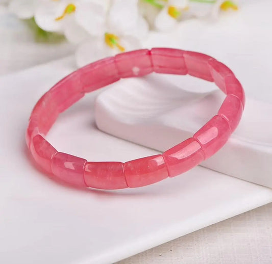 Red Patterned Stone Hand Arranged Natural Crystal Piece xuyuan