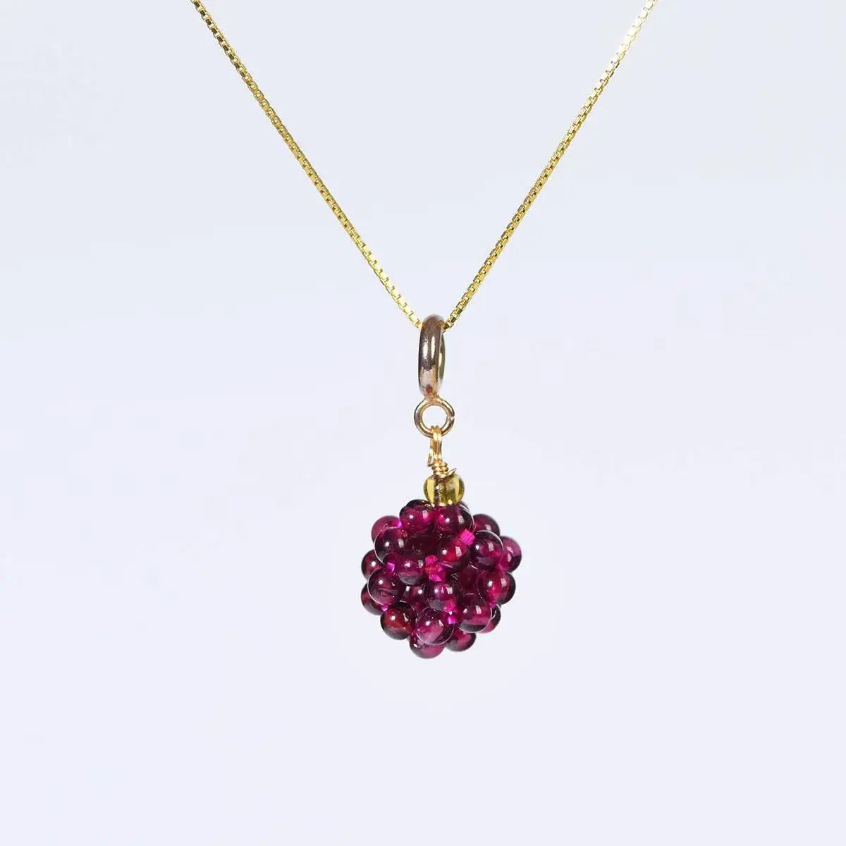 Garnet Elegance Exquisite Beaded Pendant for Elegant Style SHINECRYS Arts and Crafts
