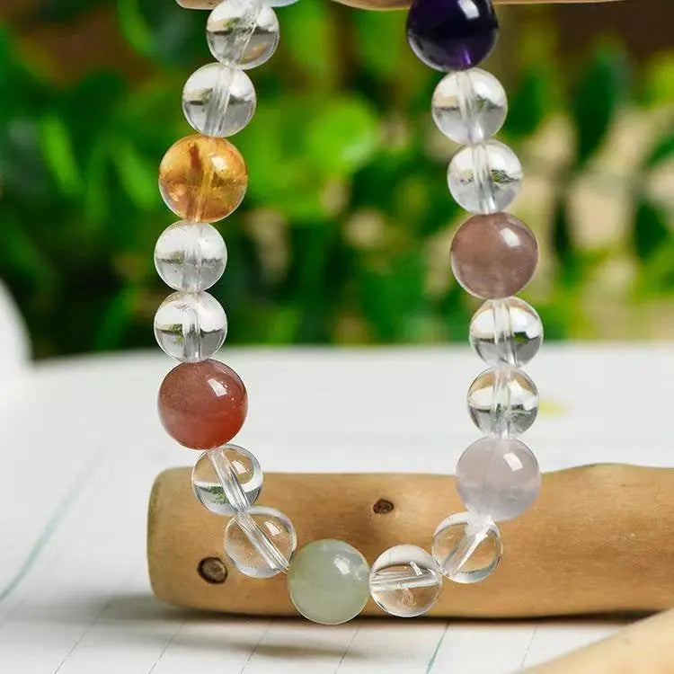 Elegant White Crystal Gemstone Bracelet for Every Occasion Crystal Country Arts and Crafts