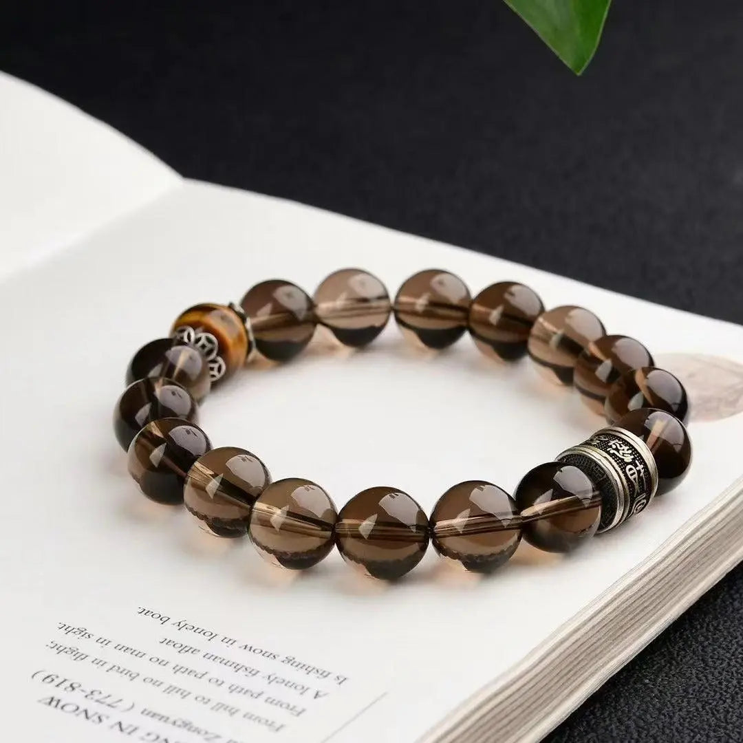 Natural tea crystal Bonanza bracelet SHENGAI