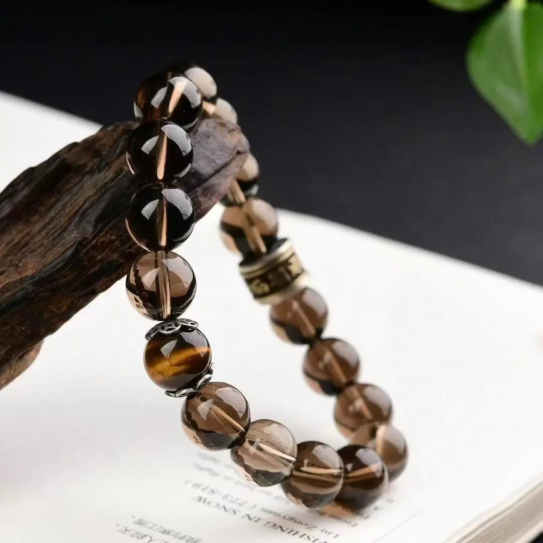 Natural tea crystal Bonanza bracelet SHENGAI