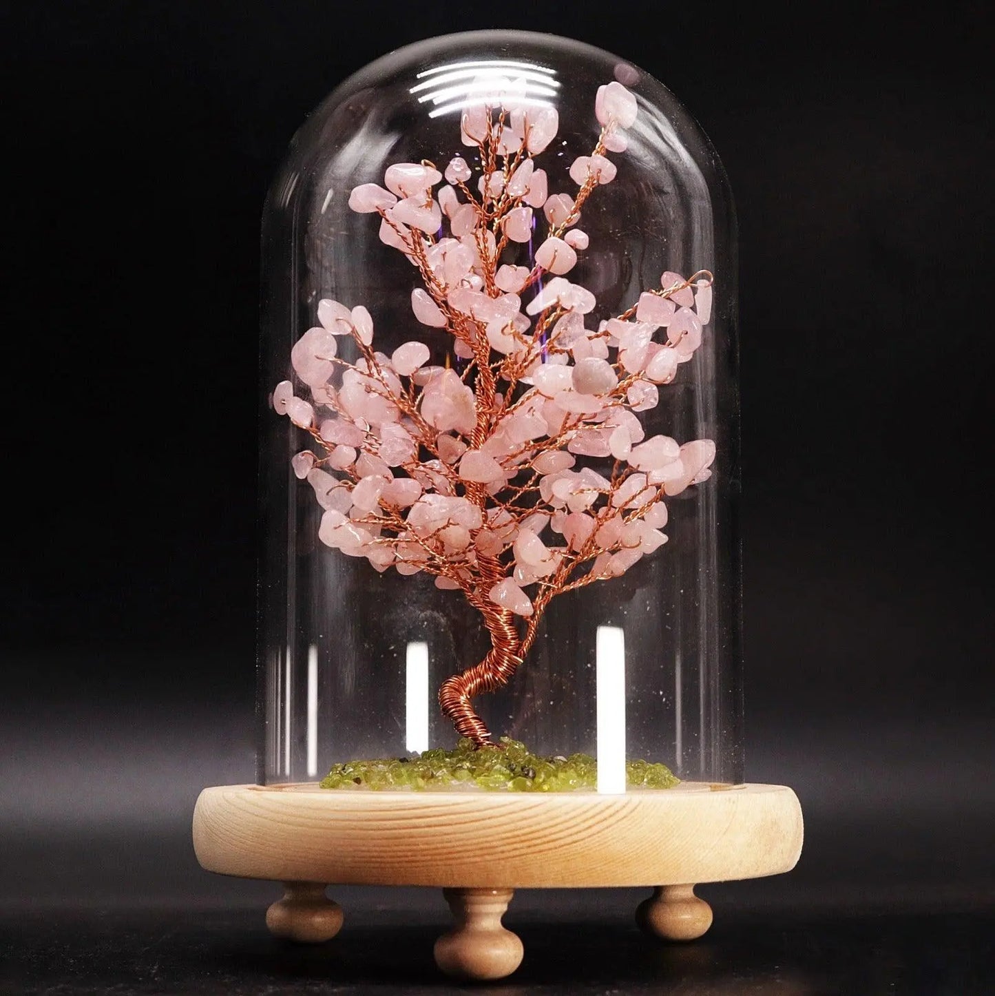 Natural Crystal Pine Wishing Tree for Positive Energy shuijingchuanqi Arts and Crafts