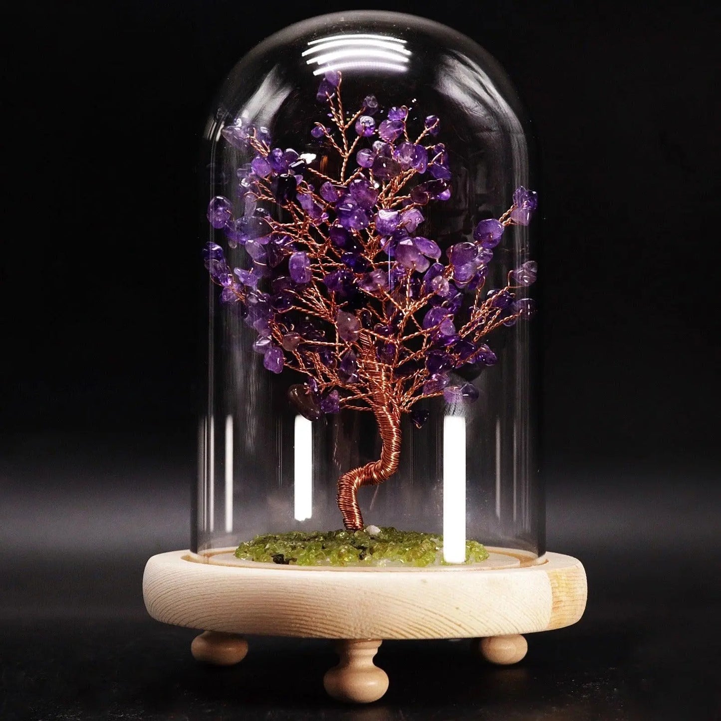 Natural Crystal Pine Wishing Tree for Positive Energy shuijingchuanqi Arts and Crafts