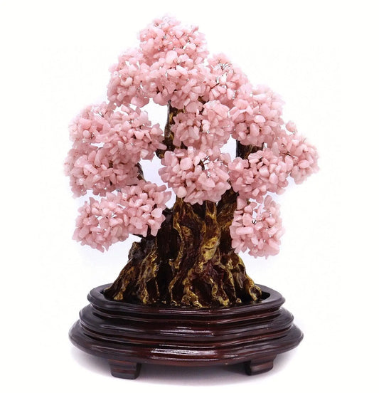Pink Crystal Not Old Pine Money Tree for Prosperity shuijingchuanqi Arts and Crafts