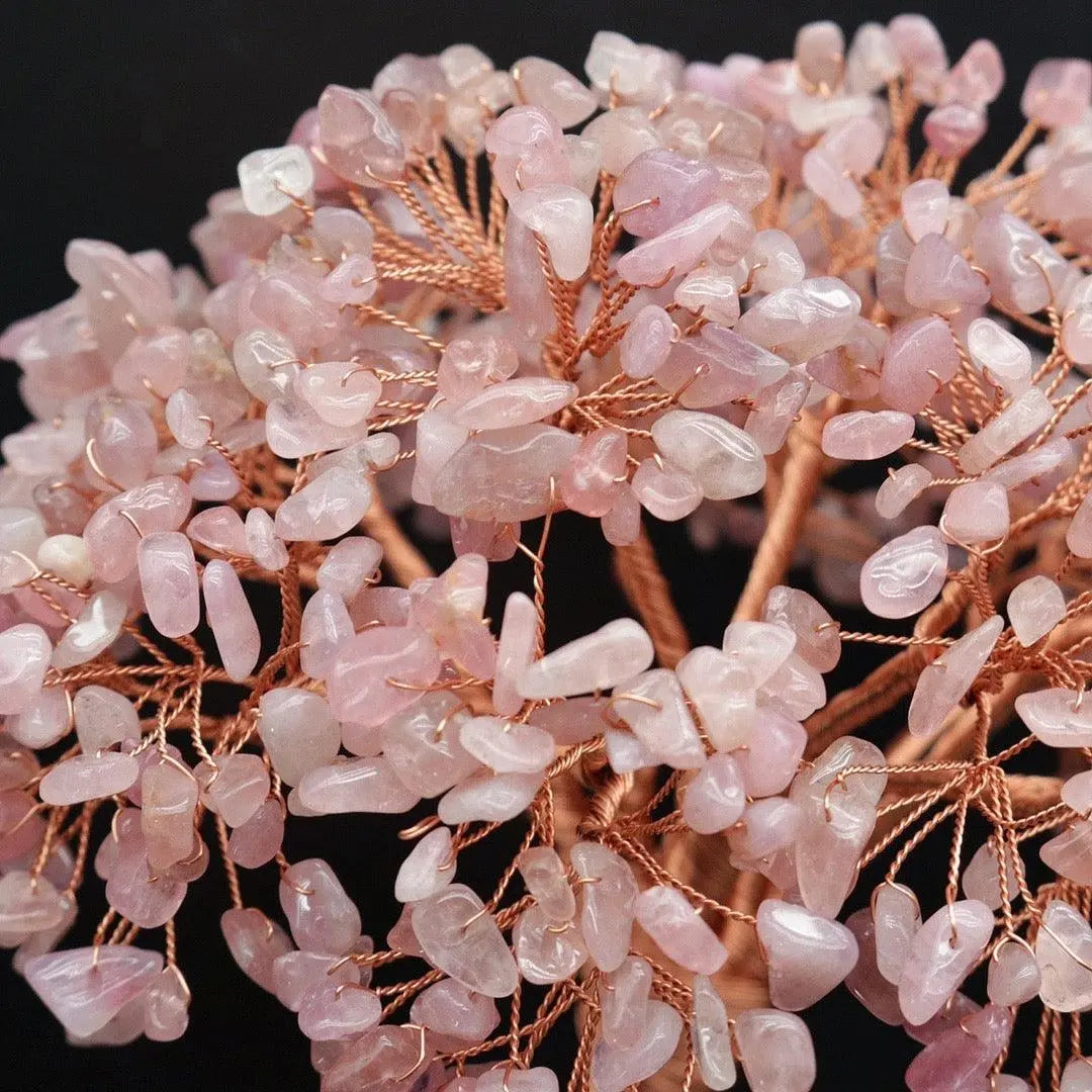 Natural Powder Crystal Cash Tree Ornament for Prosperity shuijingchuanqi Arts and Crafts