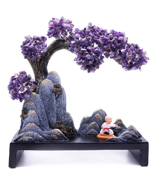 Natural Amethyst Welcome Pine Decoration for Home Decor shuijingchuanqi Arts and Crafts