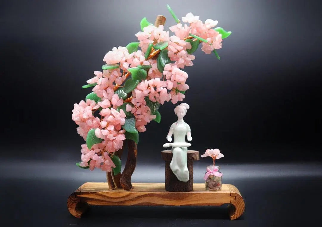 Ladies' Crystal Tree Unique Natural Crystal Decor Piece shuijingchuanqi Arts and Crafts