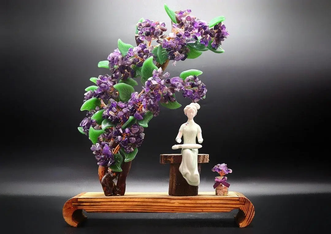 Ladies' Crystal Tree Unique Natural Crystal Decor Piece shuijingchuanqi Arts and Crafts