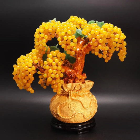 The Topaz Vine Is Full Of Fruit Decorative Piece shuijingchuanqi Arts and Crafts