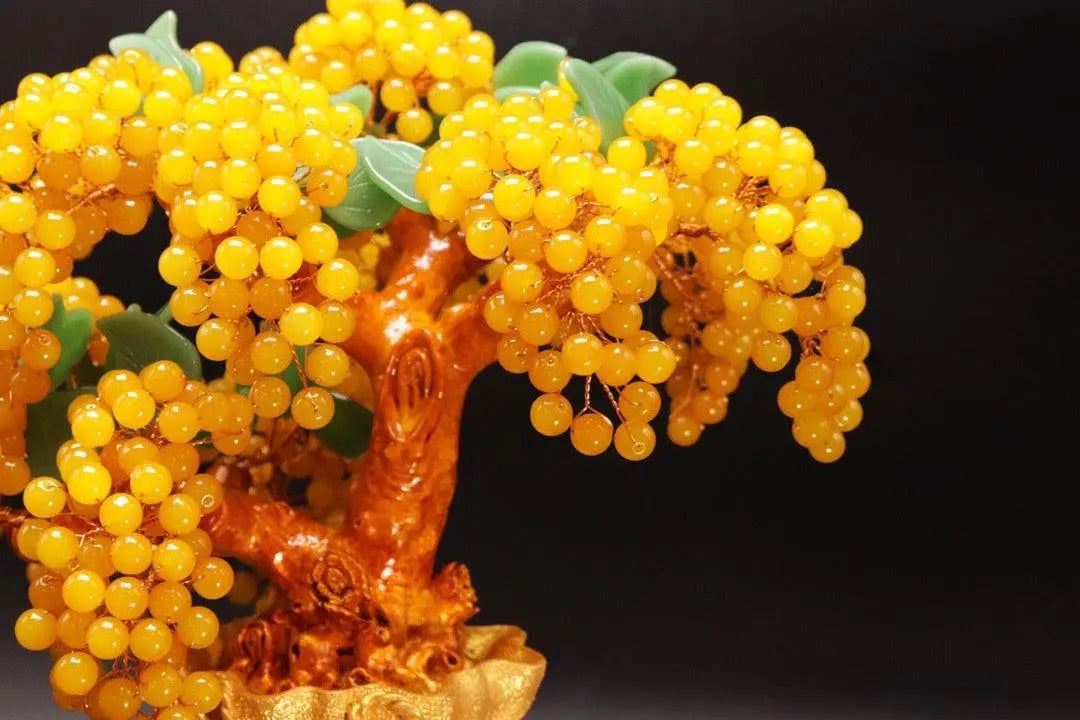 The Topaz Vine Is Full Of Fruit Decorative Piece shuijingchuanqi Arts and Crafts