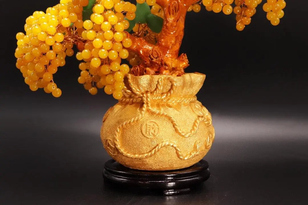 The Topaz Vine Is Full Of Fruit Decorative Piece shuijingchuanqi Arts and Crafts