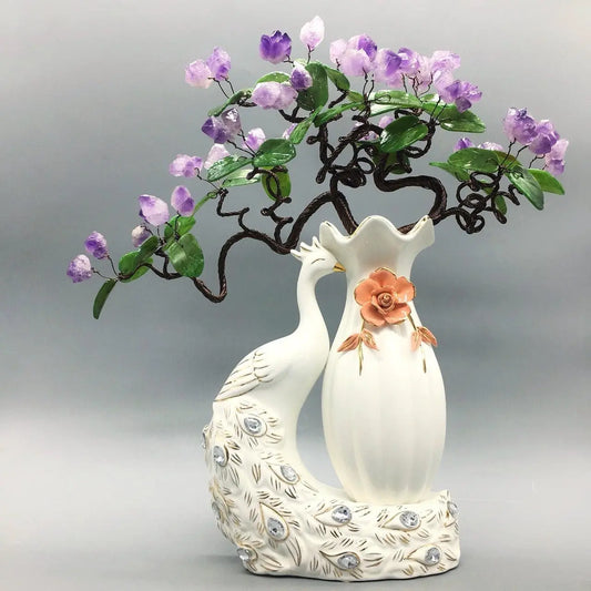 There Is A Phoenix To Honor The Flowers Centerpiece shuijingchuanqi Arts and Crafts