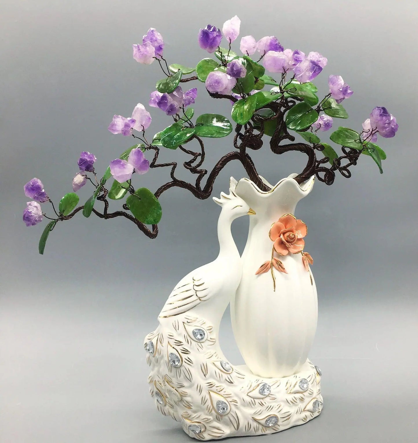 There Is A Phoenix To Honor The Flowers Centerpiece shuijingchuanqi Arts and Crafts