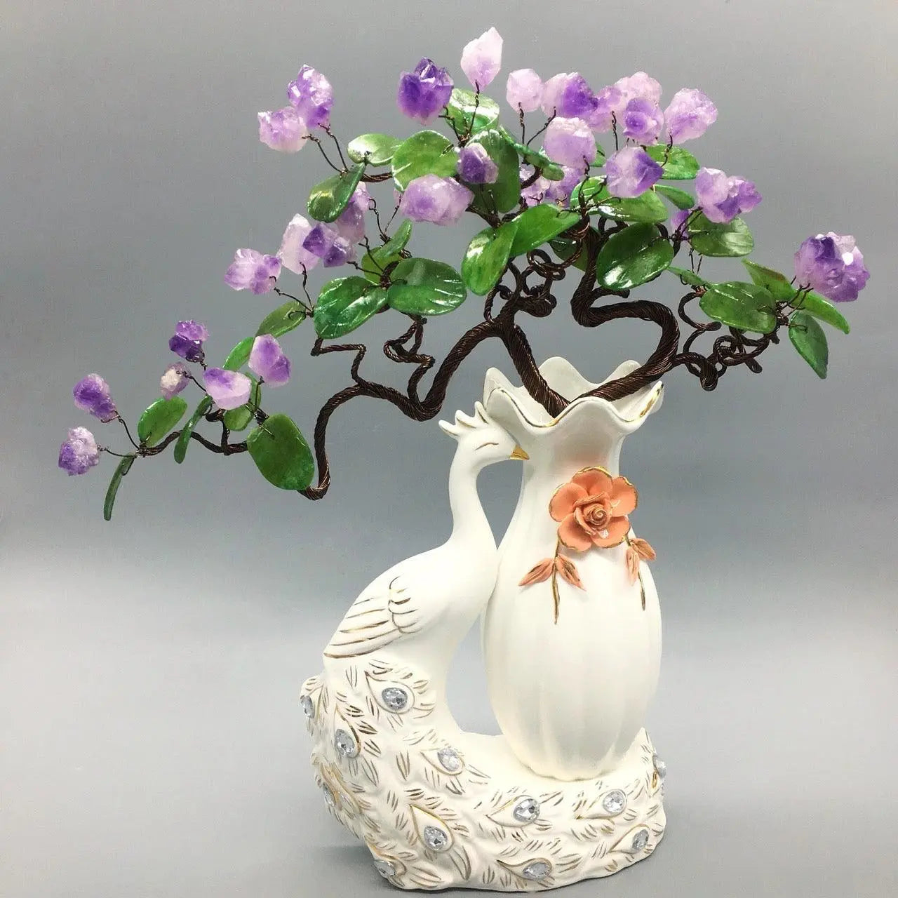 There Is A Phoenix To Honor The Flowers Centerpiece shuijingchuanqi Arts and Crafts