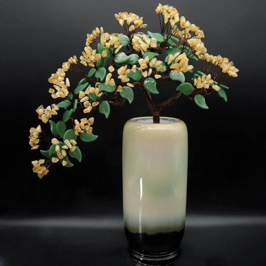 Natural Powder Crystal Five Blessings Linmen Decoration shuijingchuanqi Arts and Crafts