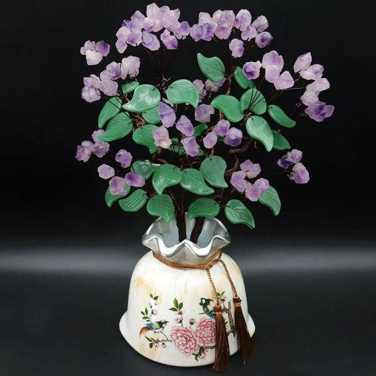 Golden Branches and Jade Leaves Cash Cow Centerpiece shuijingchuanqi Arts and Crafts