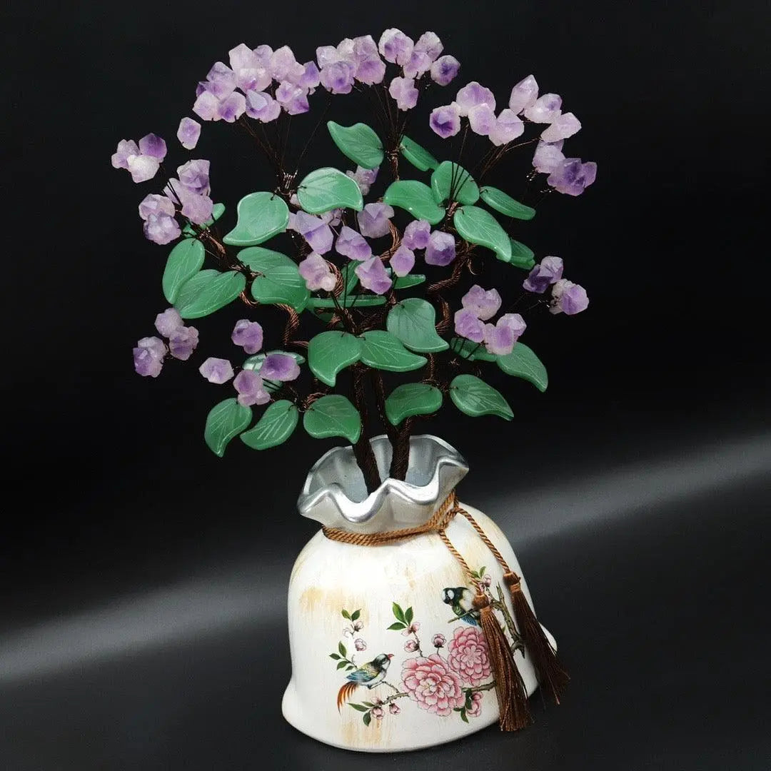 Golden Branches and Jade Leaves Cash Cow Centerpiece shuijingchuanqi Arts and Crafts
