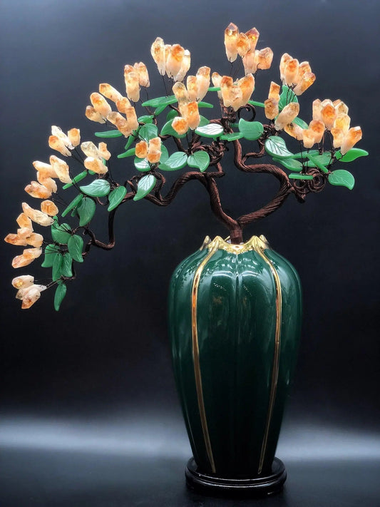 Natural Topaz Cash Cow for Home Decor and Prosperity shuijingchuanqi Arts and Crafts