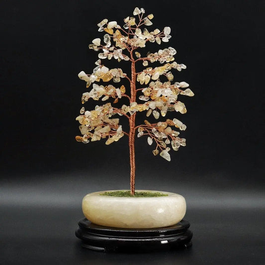 Natural Topaz Cash Cow Decorative Figurine for Prosperity shuijingchuanqi Arts and Crafts