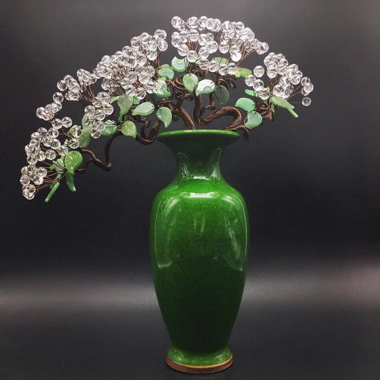 Classical European Crystal Fortune Tree Home Decor Centerpiece shuijingchuanqi Arts and Crafts