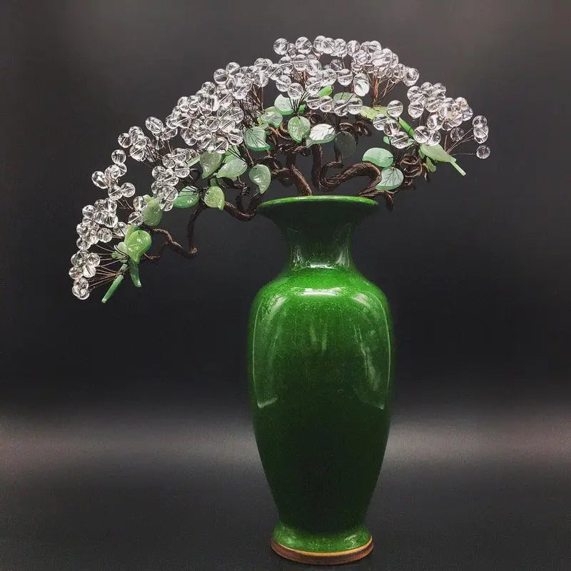 Classical European Crystal Fortune Tree Home Decor Centerpiece shuijingchuanqi Arts and Crafts