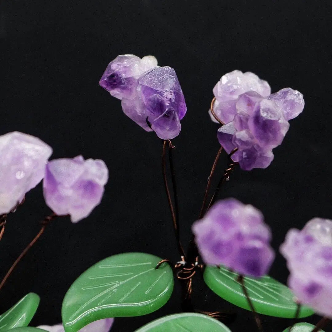 Natural Raw Amethyst Crystal for Home Decor and Energy shuijingchuanqi Arts and Crafts