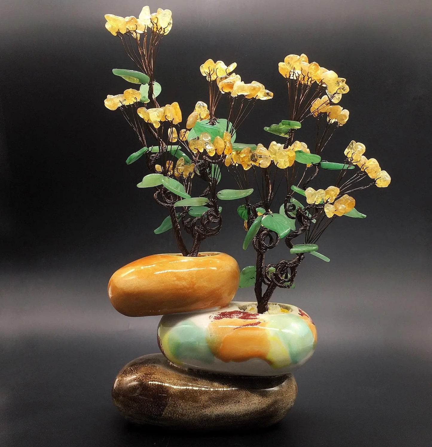 Natural Yellow Crystal To Transport The Cash Cow shuijingchuanqi Arts and Crafts