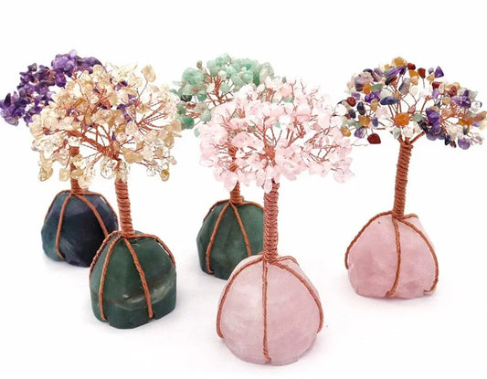 Natural Crystal Fortune Tree Handicraft Decoration Gift shuijingchuanqi Arts and Crafts