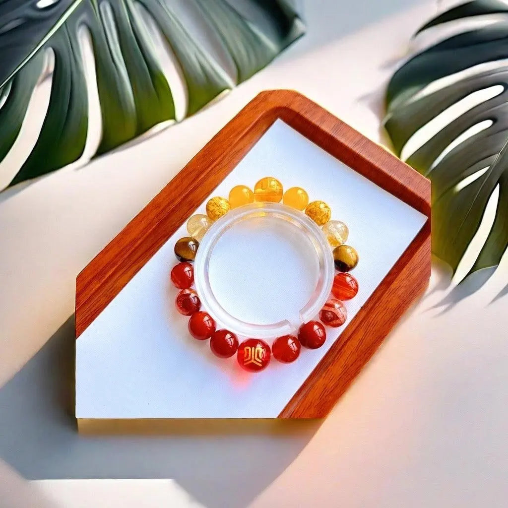 Five Element Crystal for Energy Harmony and Prosperity jingshiji Arts and Crafts