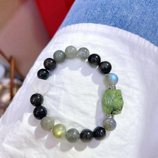 Natural Silver Flare Gemstone Jewelry for Elegance jingshiji Arts and Crafts