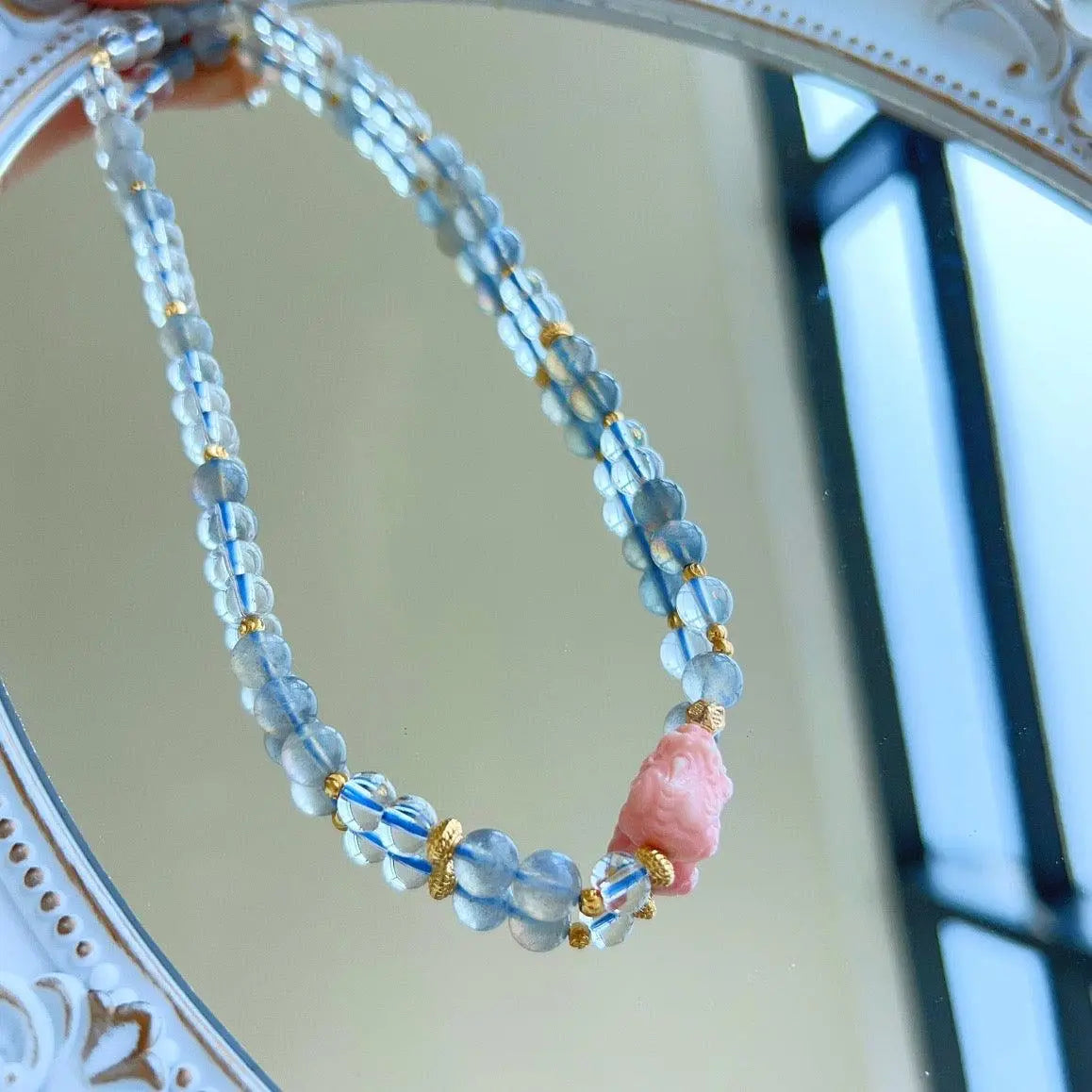 Natural Grey Moonlight Bracelet for Style and Energy jingshiji Arts and Crafts